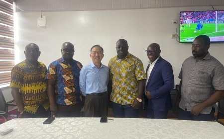 Prof. Peng ZHANG CEO of Golden Dream Ltd and Mr. Dickson Tweneboa - Koduah  Managing Practitioner of 1st Chamber Law Consult, Accra, Ghana, and a lead consultant, Be Global Company Limited, a business advisory company in Accra, Ghana. Visited TAGG Headquarters